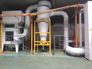  Fast Colour Change Powder Coating Booth 