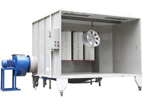 Powder coating booth & Recovery